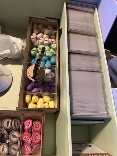 Nesting Box with sleeved cards | BoardGameGeek