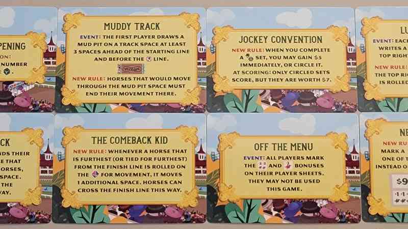 Long Shot: The Dice Game – Track Events Mini-Expansion