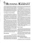 Issue: Running Rampant (Issue 1 - Summer 1989)
