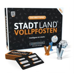 Stadt Land Vollpfosten: Das Brettspiel