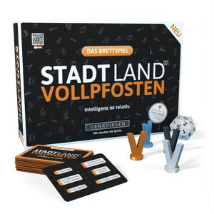 Stadt Land Vollpfosten: Das Brettspiel