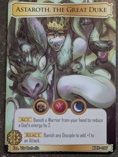 Kamigami Battles: Astaroth, The Great Duke Promo Card