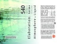 RPG Item: Elaboration: Atmosphere & Liquid