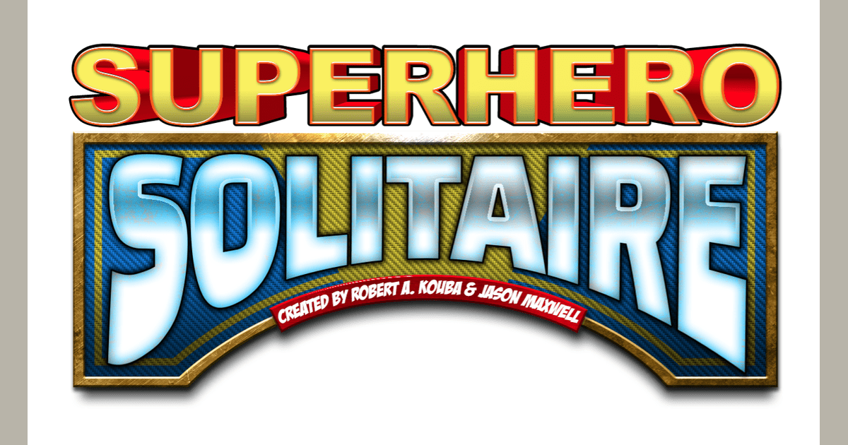 Tokens for Print and Play | Superhero Solitaire