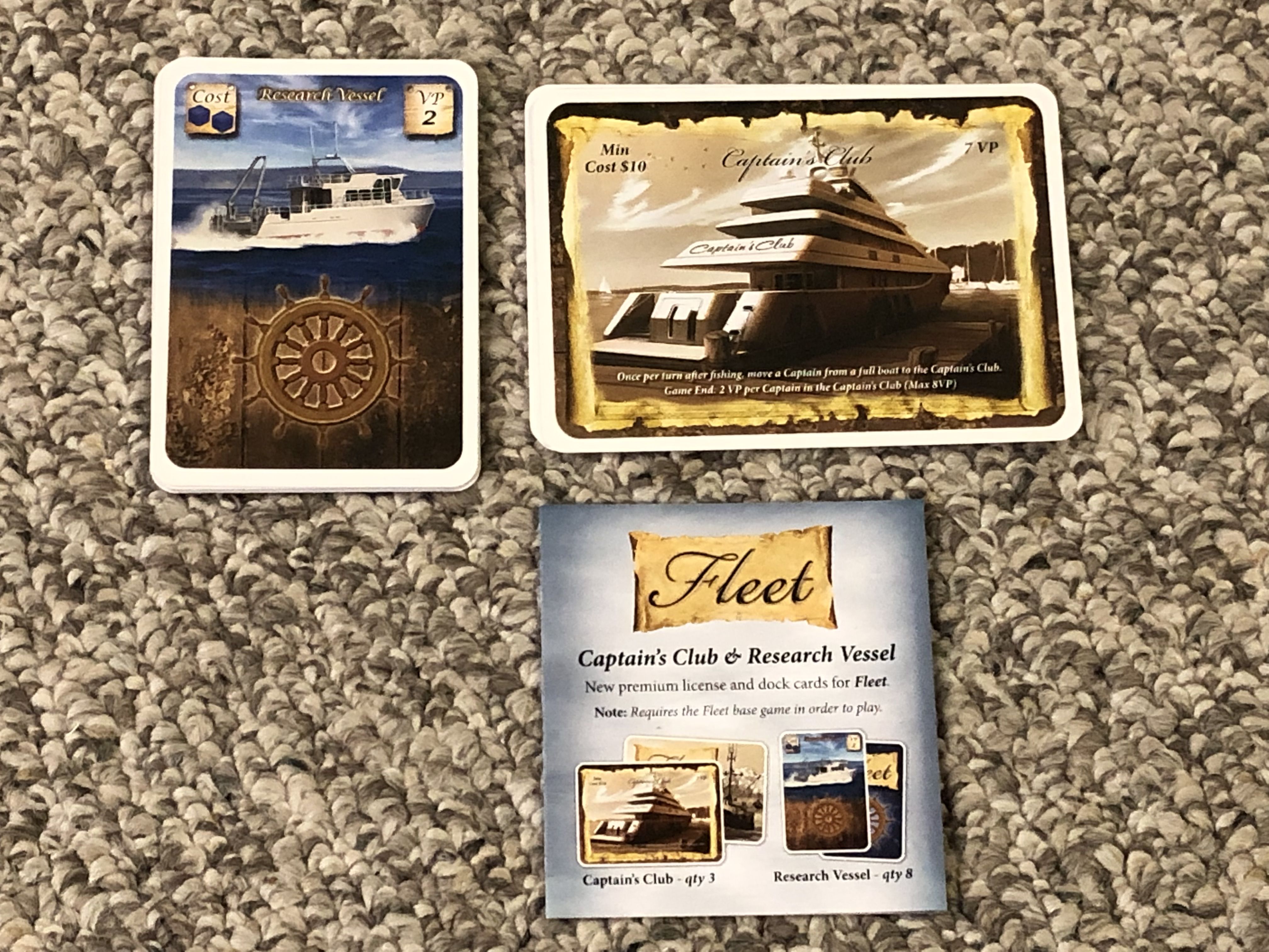Fleet: Captain's Club & Research Vessel