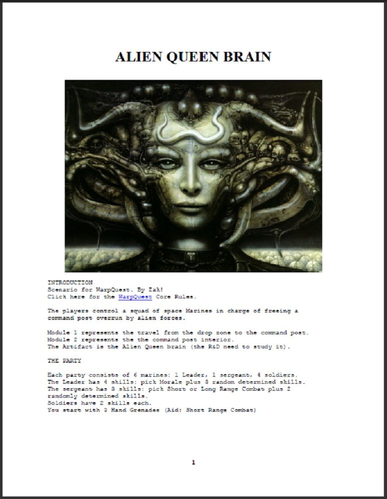 Alien Queen Brain box art