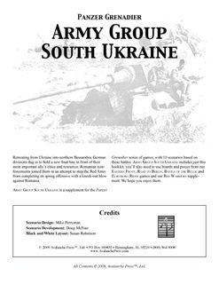 Panzer Grenadier: Army Group South Ukraine – Battles in Bessarabia, 1944