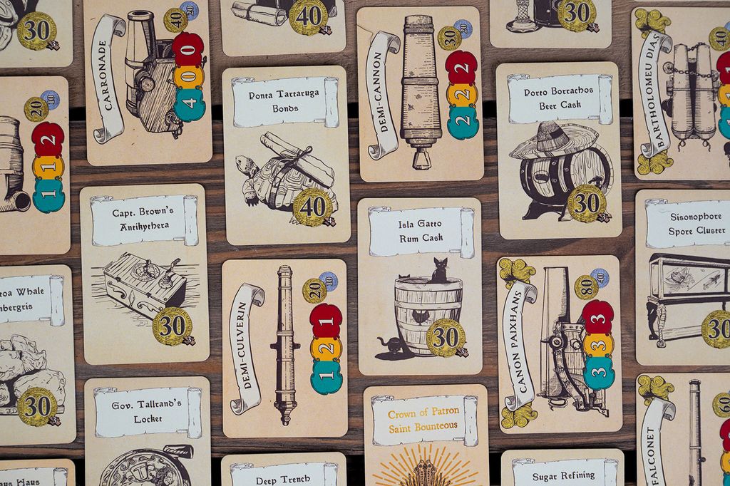 Illustration 2 de Red Tides: A Tale of New Caribbea - A Co-Op Pirate Boardgame