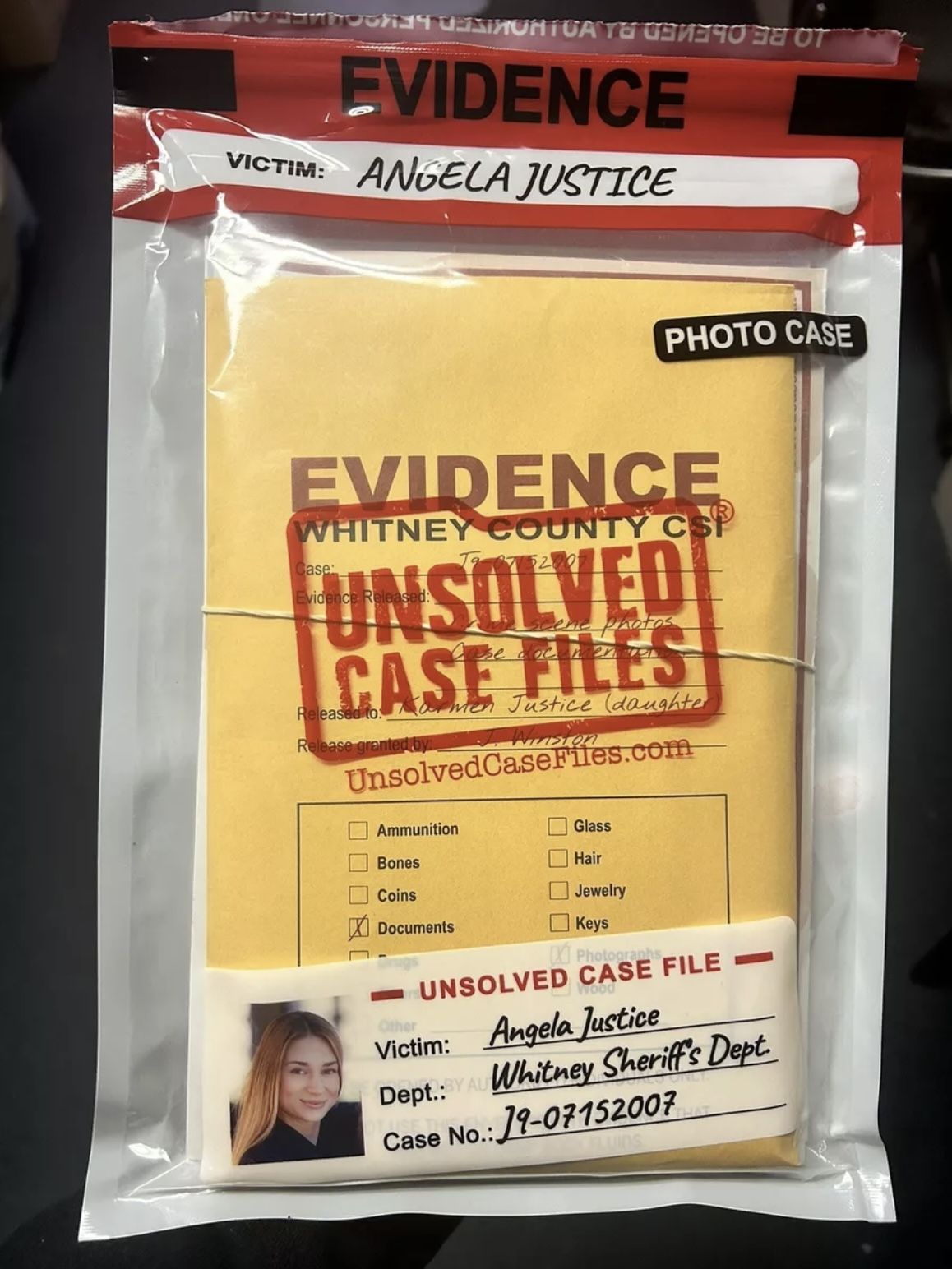 Unsolved Case Files: Photo Case – Angela Justice