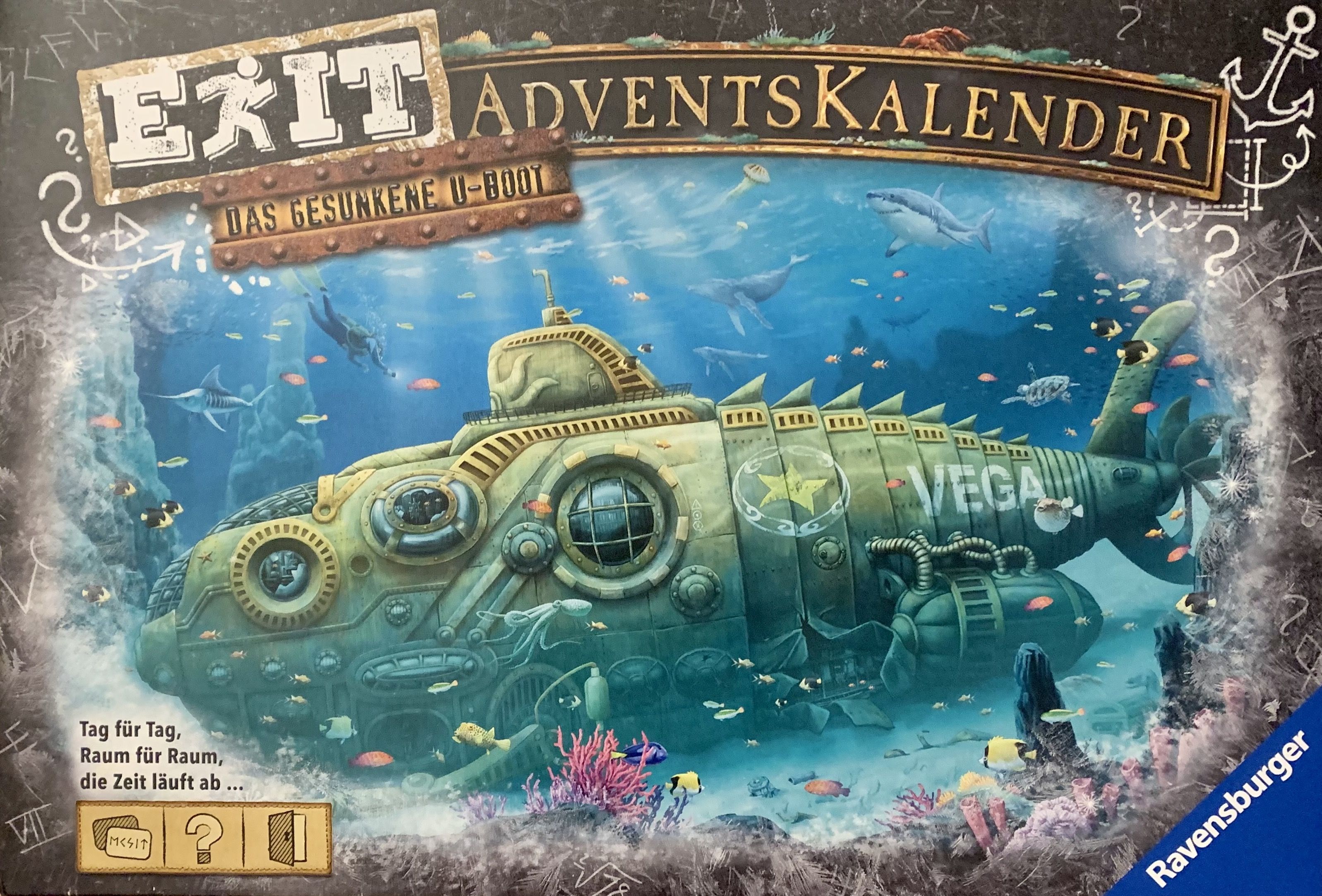 Boîte du jeu Escape Advent Calendar: The Sunken Submarine