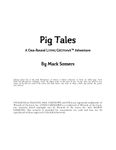 RPG Item: PER1-01: Pig Tales