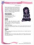 RPG Item: Costume Fairy Adventures Quickstart Edition Playbook: Pooka Lavender