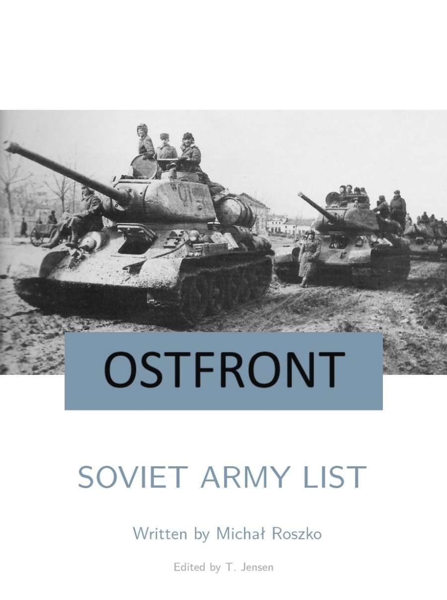 Ostfront: Soviet Army List cover