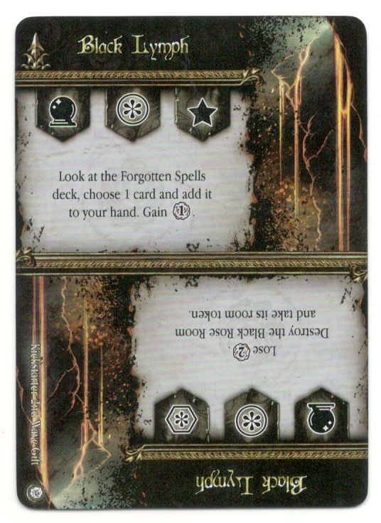 Black Rose Wars: Black Lymph Promo Card doboz