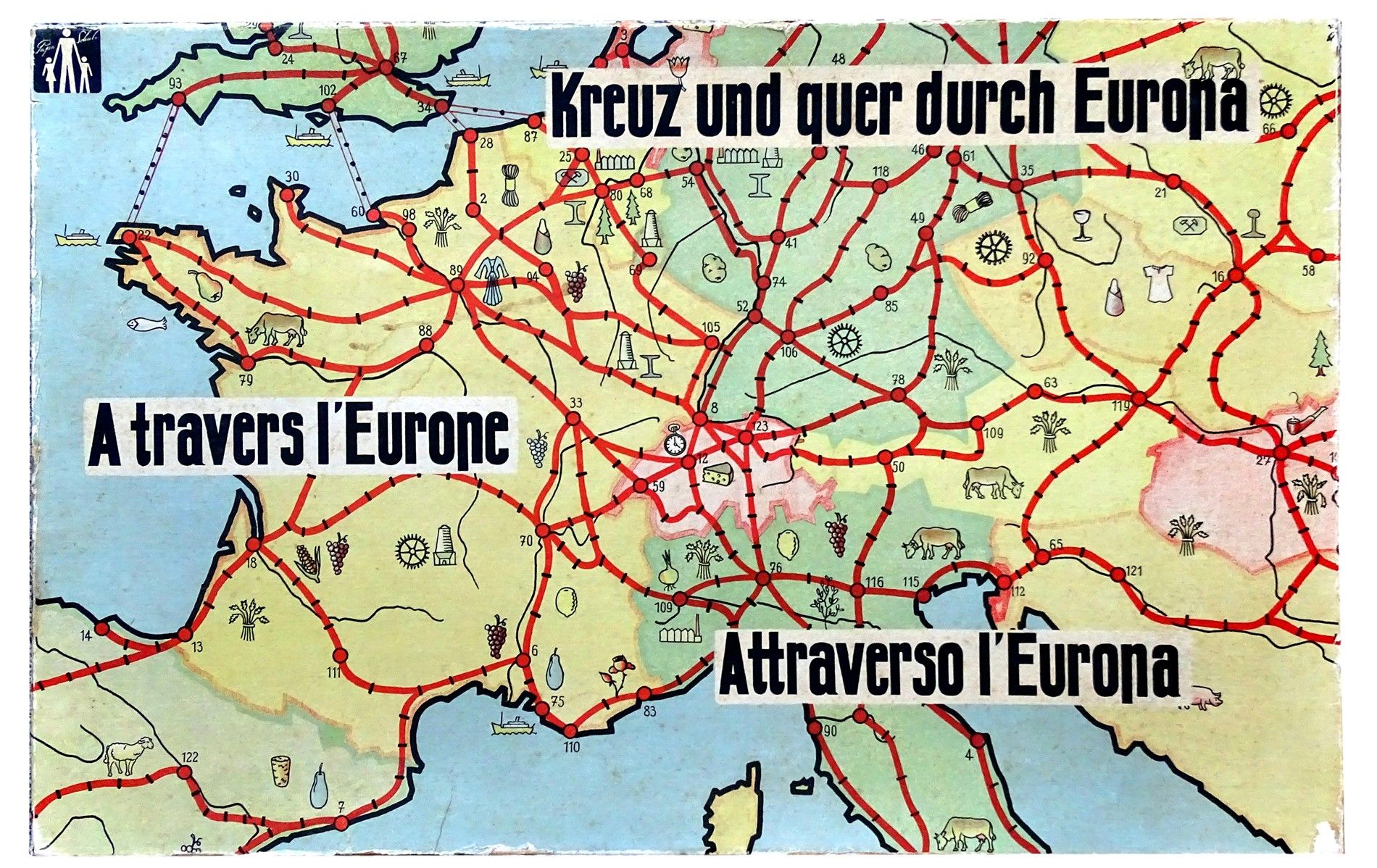 Kreuz und quer durch Europa cover art
