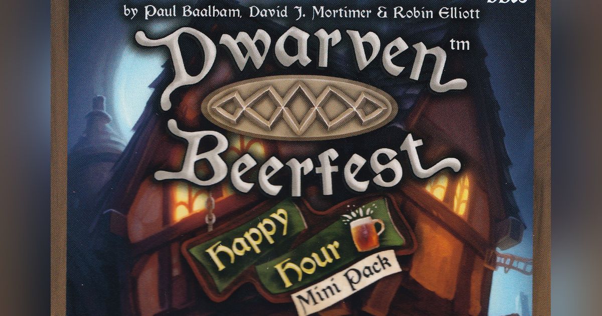 Dwarven Beerfest Happy Hour Mini Pack Board Game BoardGameGeek