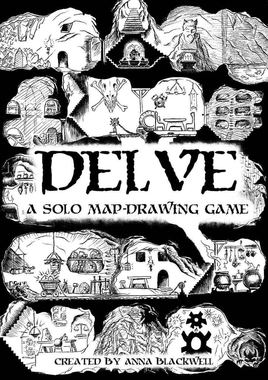Boîte du jeu DELVE: A Solo Game of Digging Too Deep