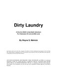 RPG Item: Dirty Laundry