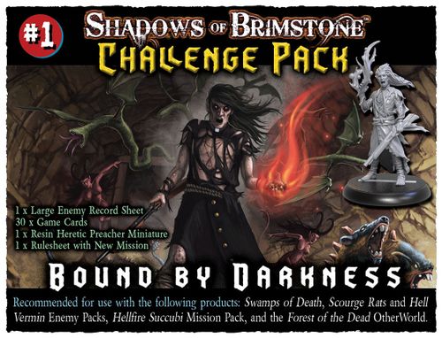 Board Game: Shadows of Brimstone: Challenge Pack #1 – Bound by Darkness