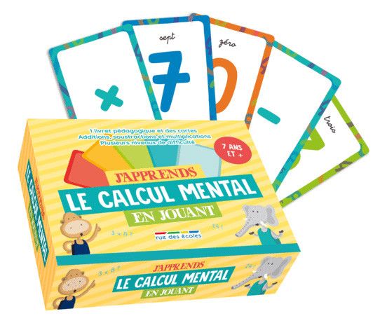 J'apprends le calcul mental en jouant box art