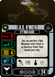 Star Trek: Attack Wing – Klingon: I.K.S. B'Moth – Collective OP Blind Booster Pack