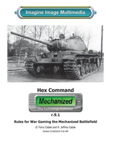 Hex Command: Mechanized – Rules for War Gaming The Mechanized Battlefield
