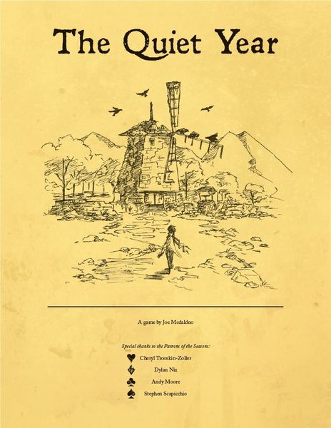 Cover from the PDF of The Quiet Year