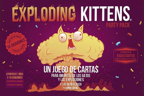 Caja del juego Exploding Kittens: Party Pack