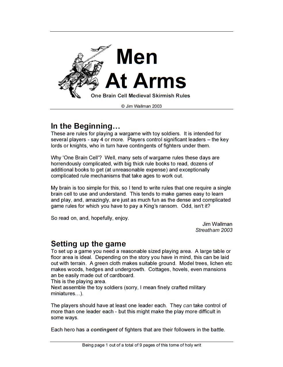 Men At Arms