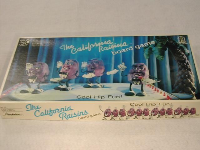 The California Raisins Board Game box art