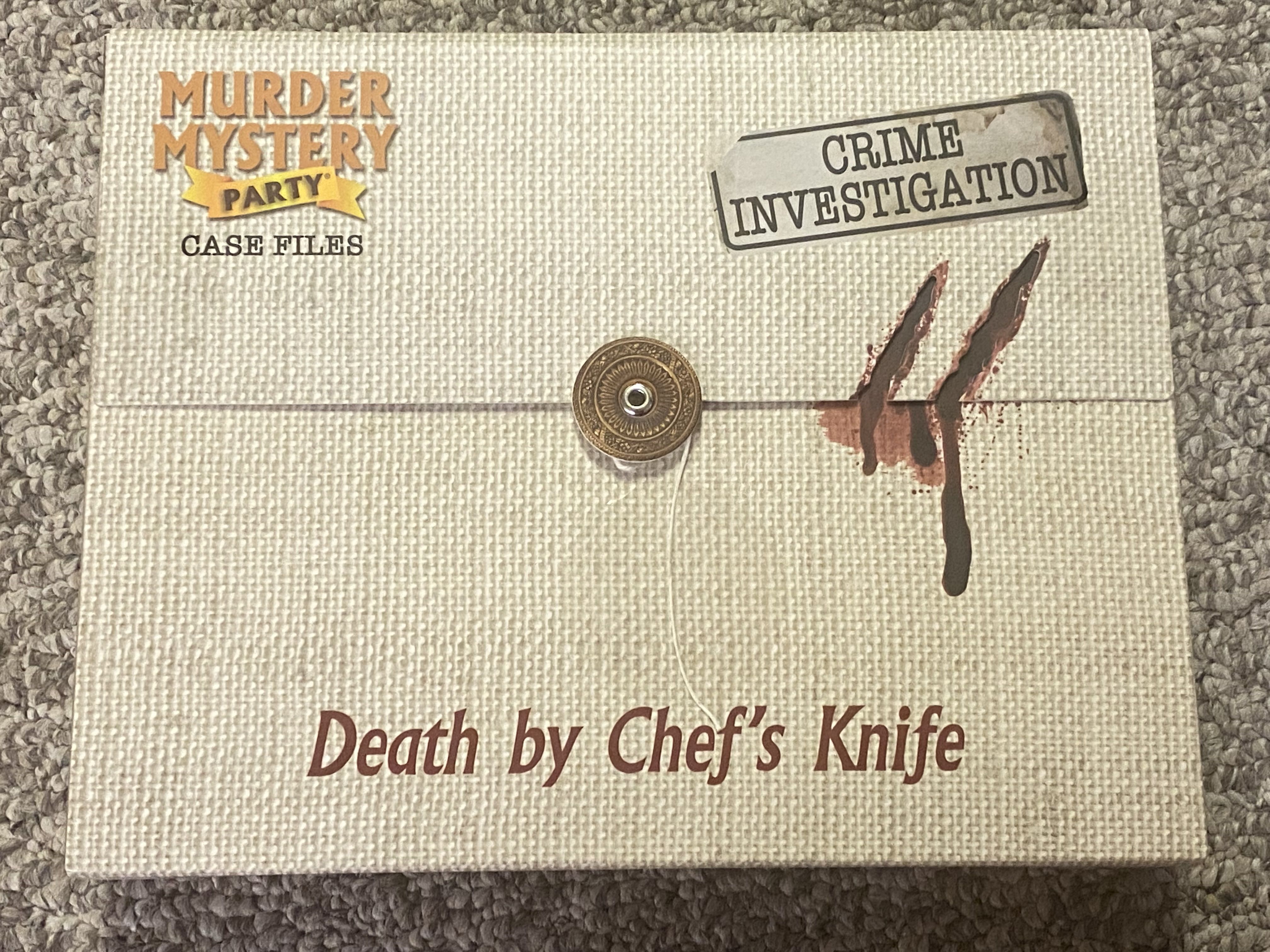 Murder Mystery Party Case Files: Death by Chef's Knife cover art