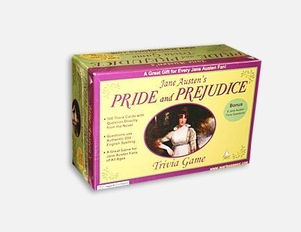 Jane Austen S Pride And Prejudice Trivia Game Board Game Boardgamegeek