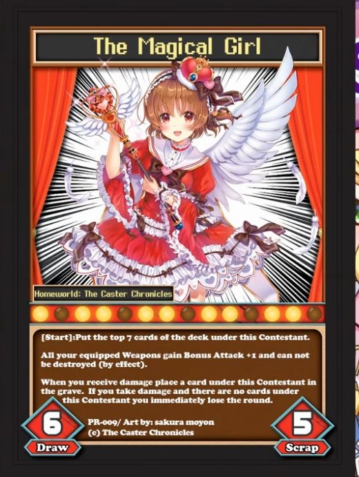 Junk World: The Magical Girl Promo Card cover