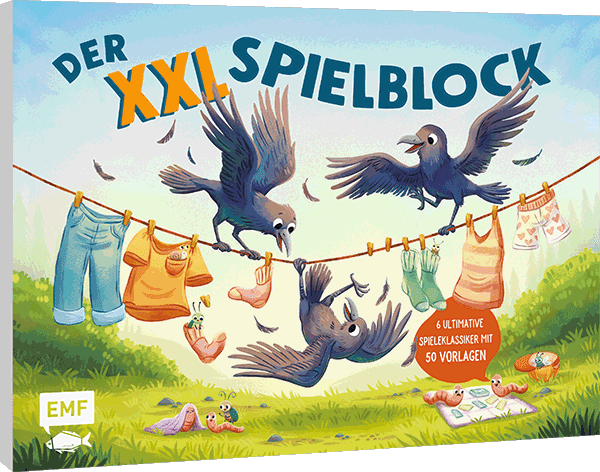 Der XXL-Spiel- und Spaßblock mit 50 Vorlagen: Rabentastisch!