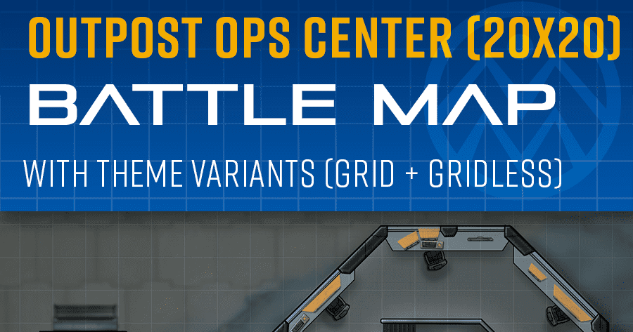 Outpost Ops Center Battle Map | RPG Item | RPGGeek