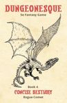 RPG Item: Dungeonesque Book 4: Concise Bestiary