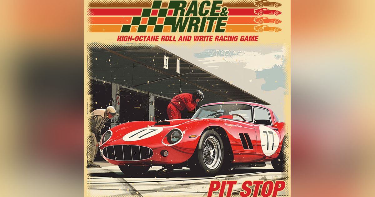 Race & Write: Pit Stop | Board Game | BoardGameGeek