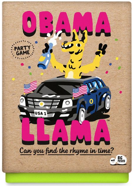 Obama Llama Party Game Rhyme Time Big Potato USA 1 Family Fun Unplaced A62 for sale online 