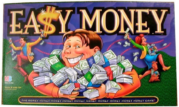 Easy Money Board Game Replacement Parts & Pieces 1996 MB Multi Item Discounts 
