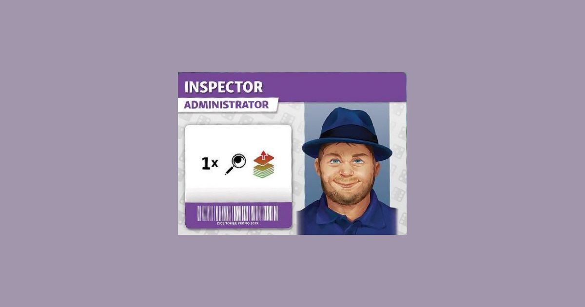 Dice Hospital: Inspector Administrator Promo Card | Board Game ...