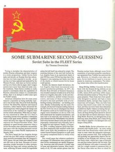 Some Submarine Second-Guessing