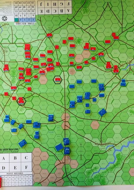 Wargame The Thin Red Line – Yaquinto, Complet Non Dégrappé, Boîte Correcte