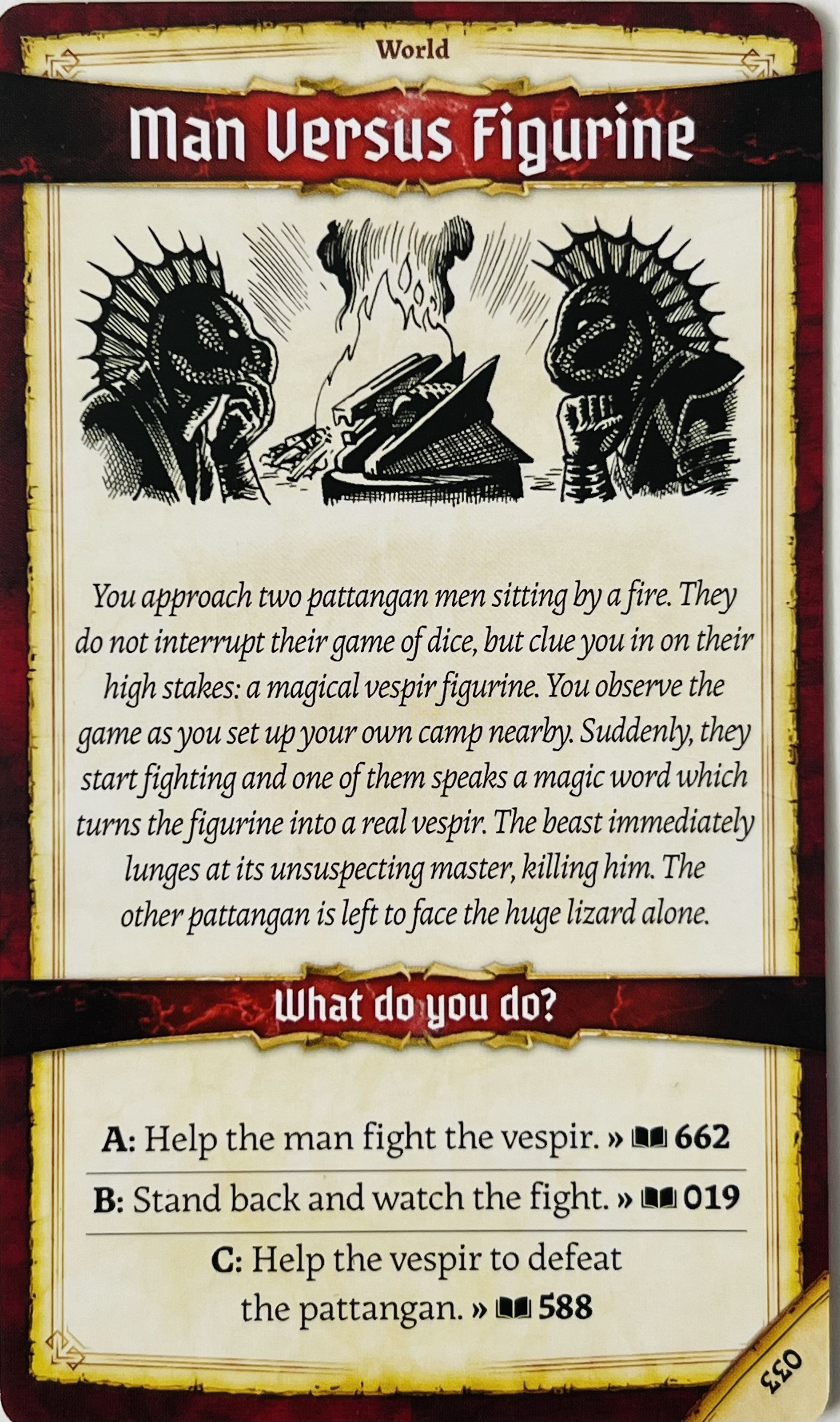 Agemonia: Man Versus Figurine Promo Card