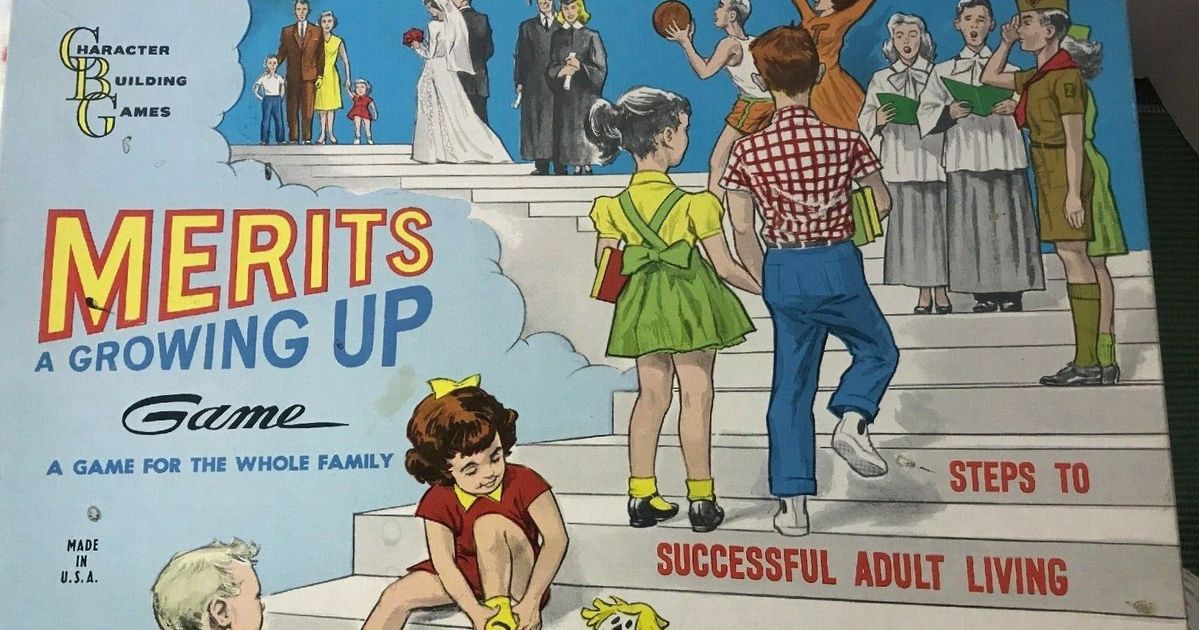 Merits A Growing Up Game Board Game BoardGameGeek