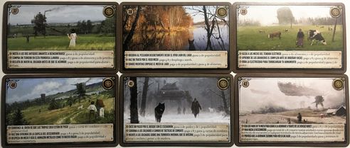 Miniatura Ver juego de Scythe: Bonus Promo Pack – 6 Promo Encounter Cards numbers 37-42