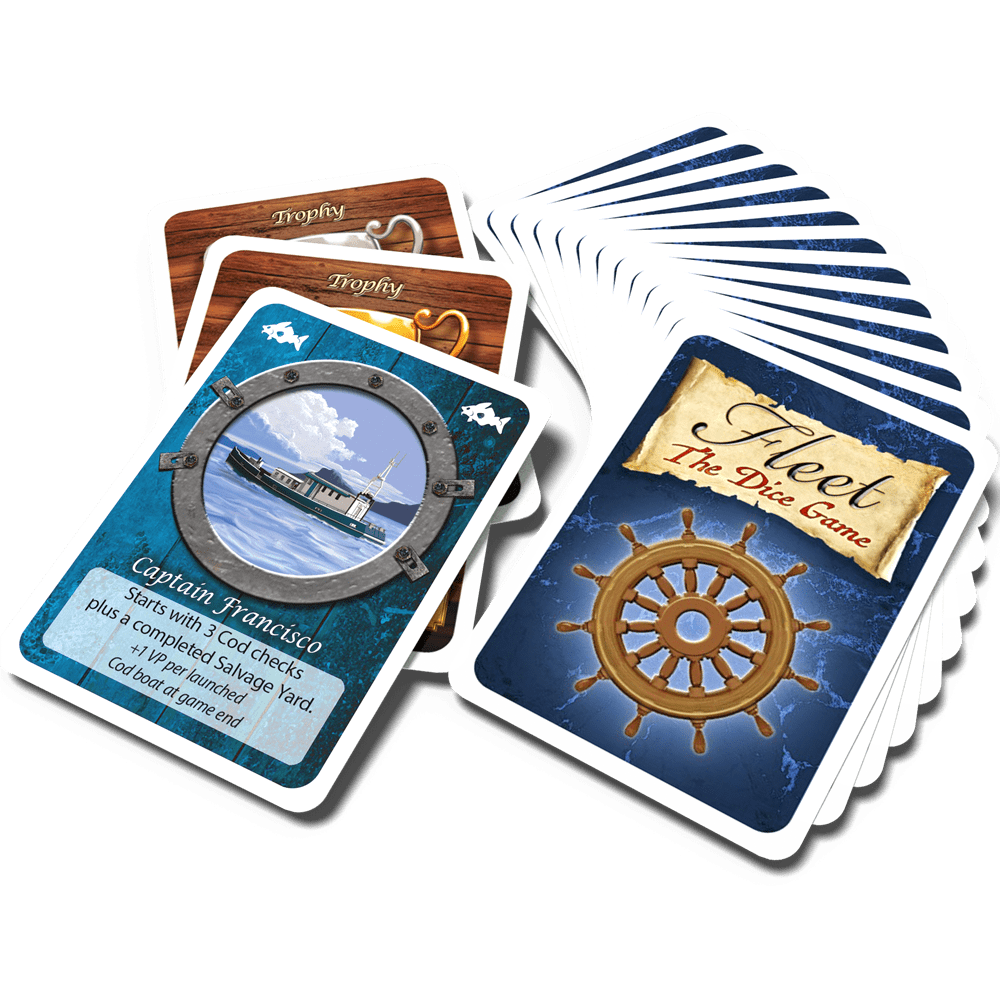 Fleet: The Dice Game – Captain & Trophy Expansion