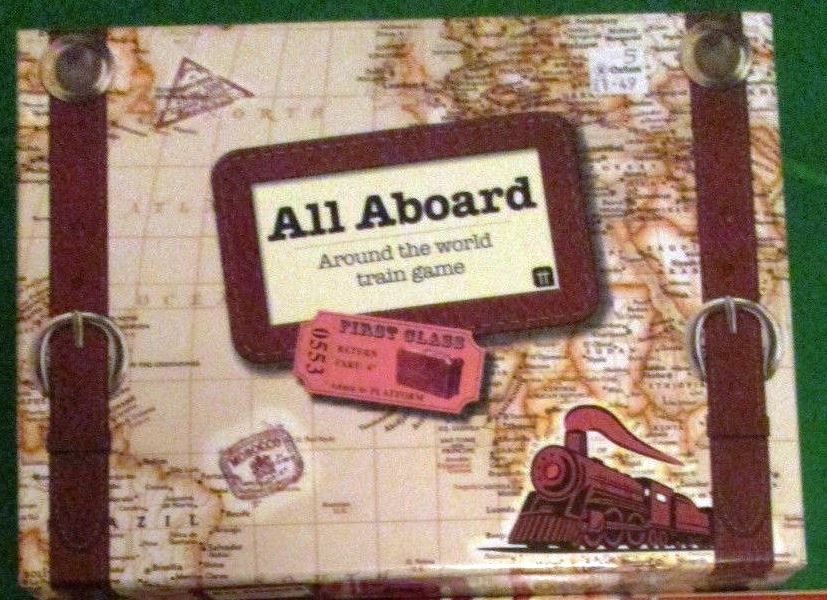 All Aboard: Around the World Train Game box art