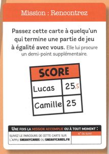 Sneaky Cards: Mission Rencontrez Goodie Card