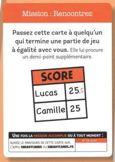 Sneaky Cards: Mission Rencontrez Goodie Card