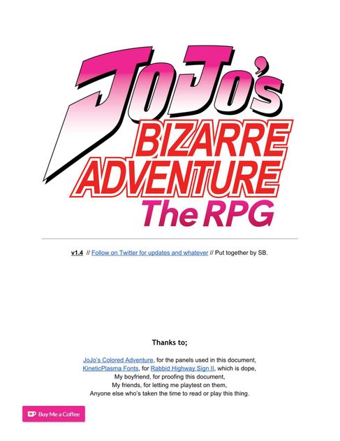 jojos bizarre adventure manga english pdf